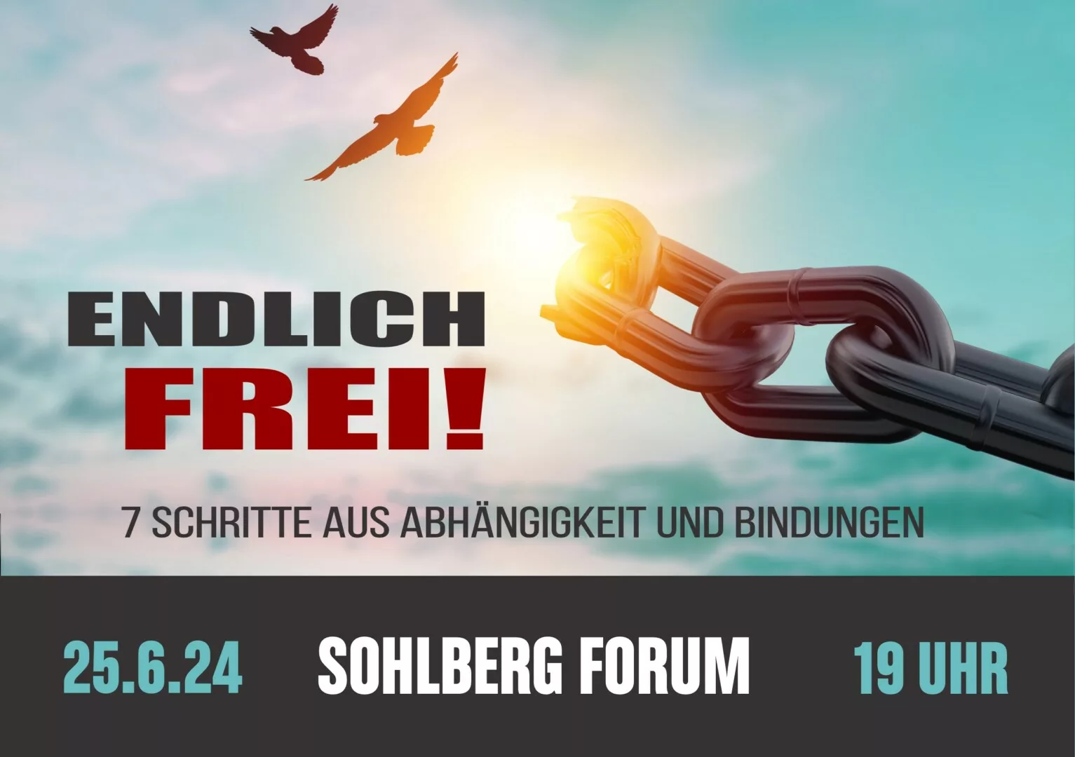 SOHLBERG FORUM: “Endlich frei!” / Nicola Taubert