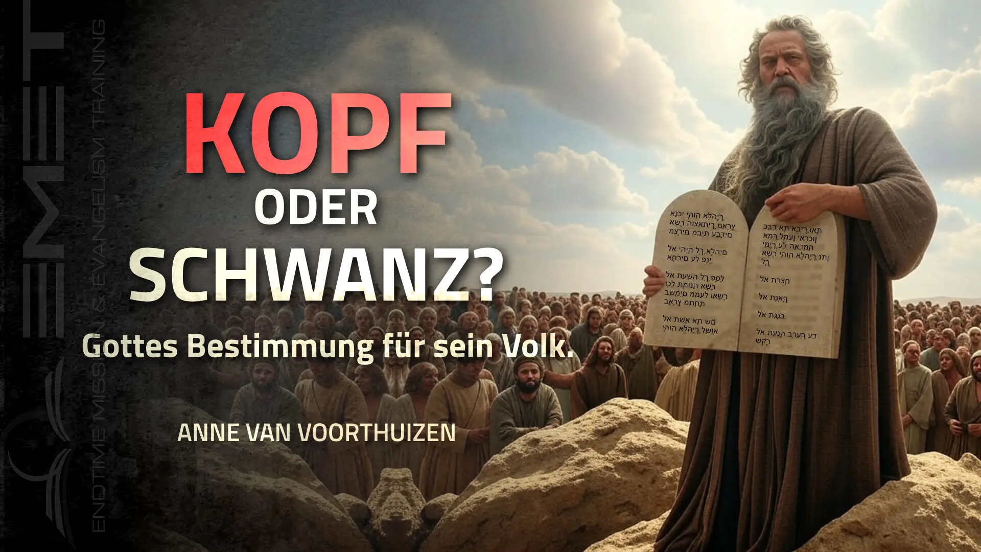 PREDIGT: Kopf oder Schwanz? / Anne van Voorthuizen (EMET)